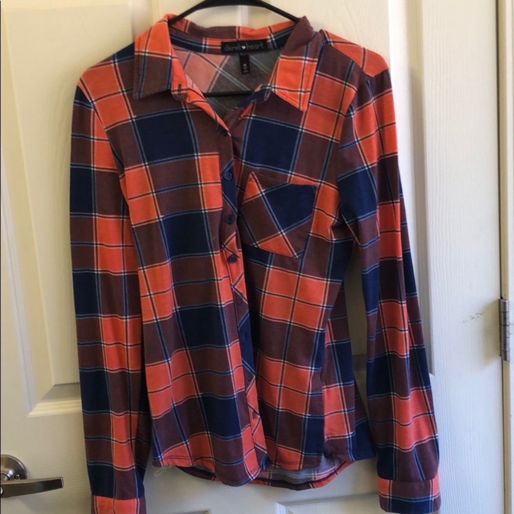 Plaid button up